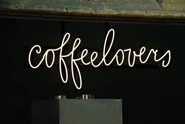 Neon sign illustrating a design process
